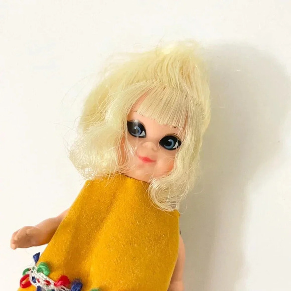 Vintage Liddle Kiddle Shirley Skediddler 4 Inch  DOLL ONLY - Picture 13 of 16